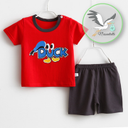 Tshirt Short - Motif Duck rouge