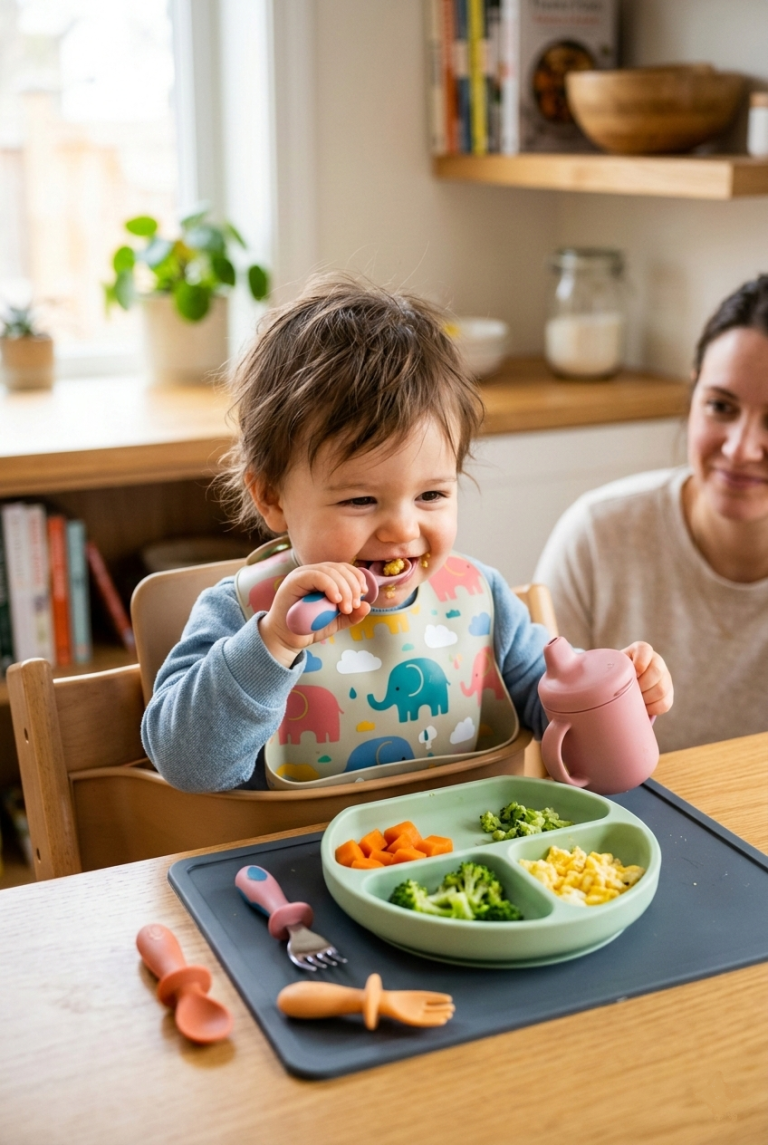 Assiettes, Couverts & Gobelets d'Apprentissage