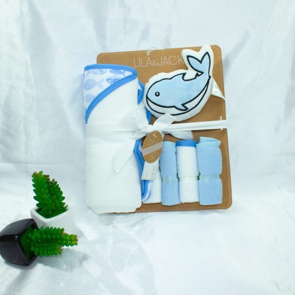 Sortie de bain 6pcs avec eponge de bain